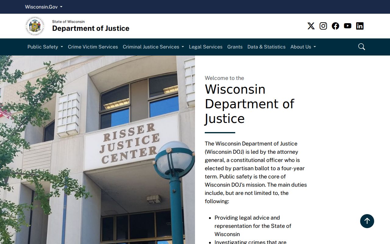 Chippewa County criminal history Wisconsin DOJ guidance