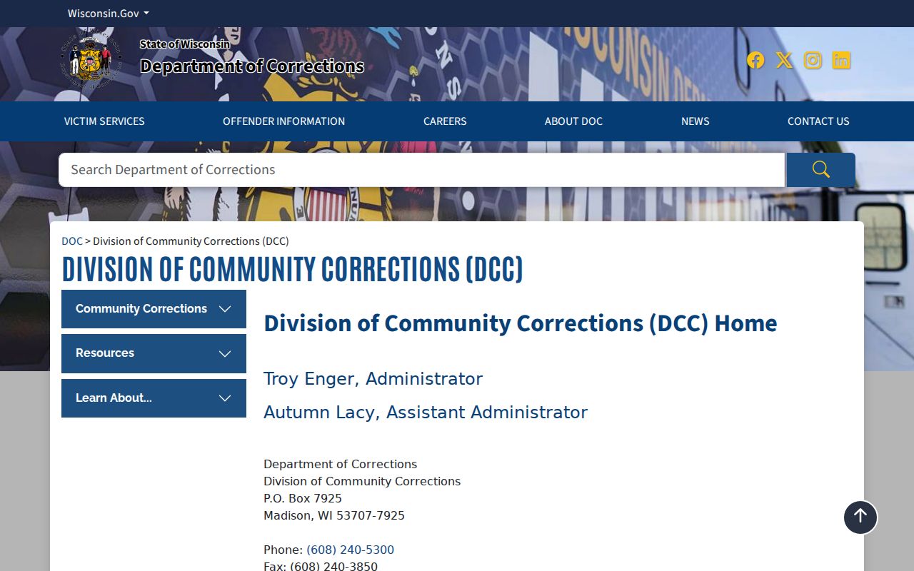Chippewa County criminal history community corrections records